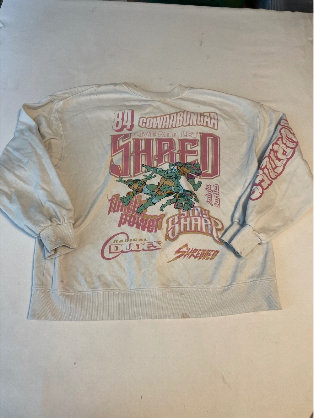 H&M Nickelodeon Teenage Mutant Ninja Turtles Shred Sweatshirt Medium
